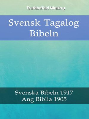 cover image of Svensk Tagalog Bibeln